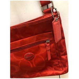 Coach Red Crossbody Purse